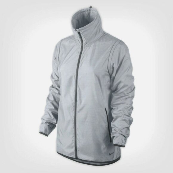 Nike Iridescent Lux Convertible Running Jacket Womens Size S Vest Removable - Picture 1 of 15